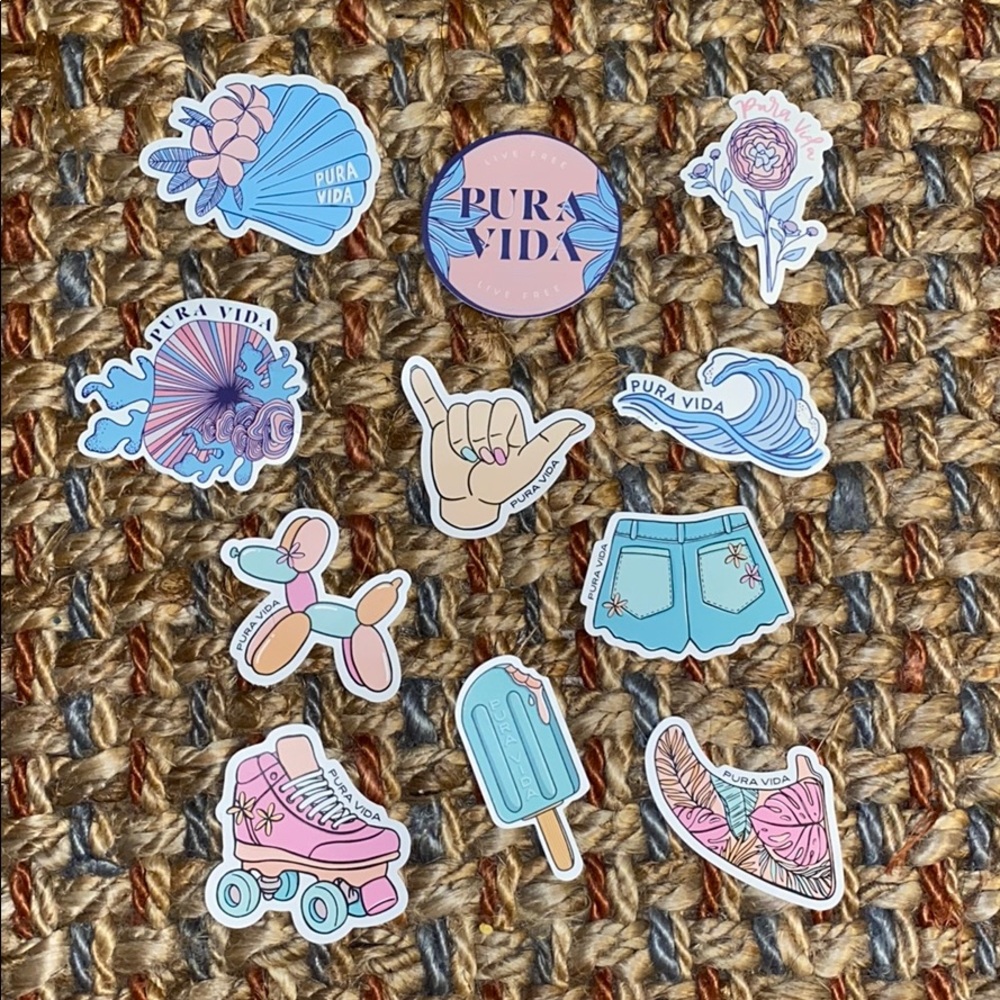 Pura Vida Stickers